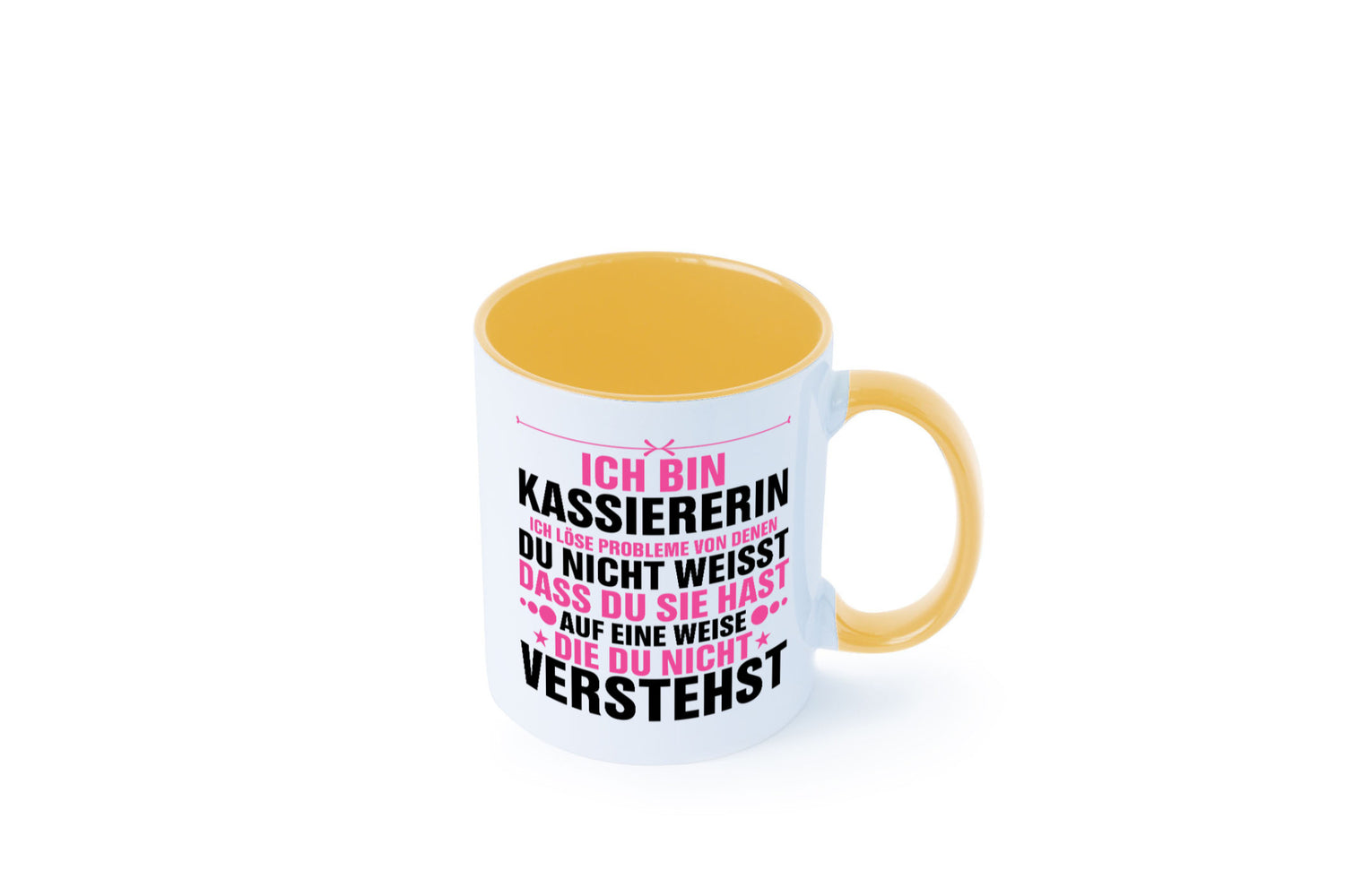 Löse Probleme: Kassiererin v2 lustiger Spruch Geschenk Humor Geschenkidee Tasse