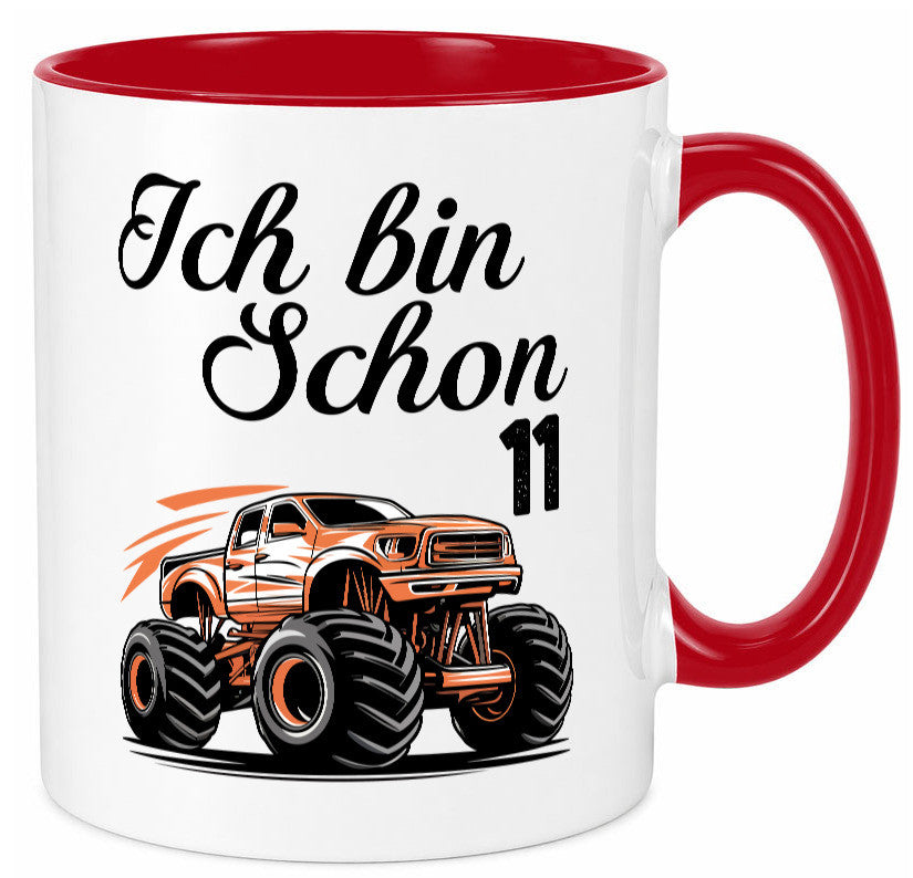 11. Geburtstag | Monster truck 11 Jahre lustiger Spruch Geschenk Geschenkidee