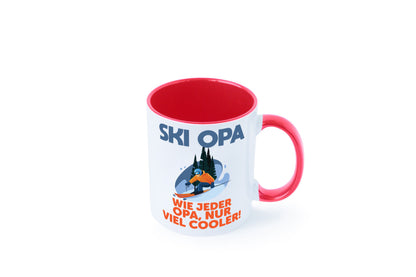 Ski Opa, normal, nur cooler | Skifahrer Bäume Schnee Geschenkidee Familie Humor