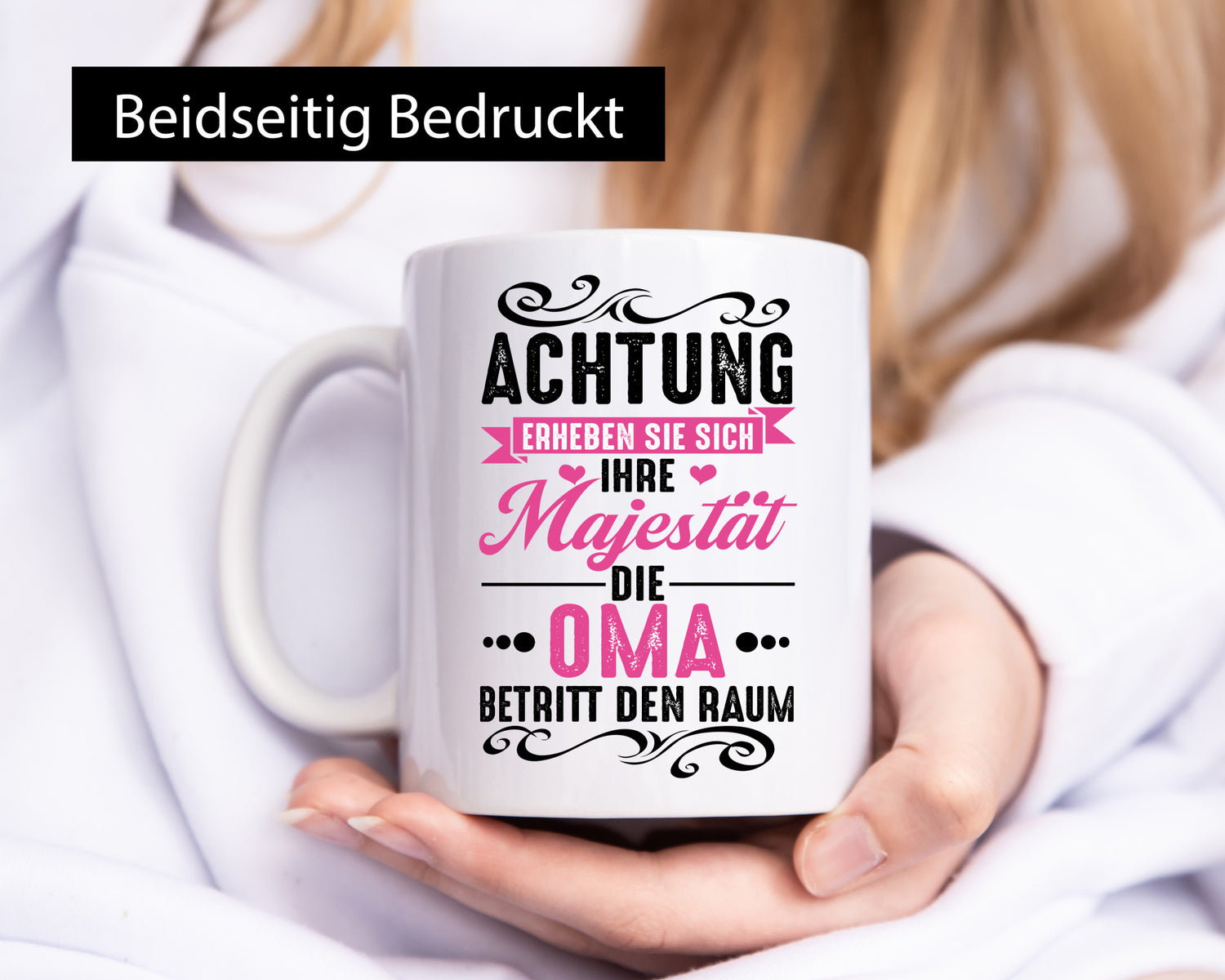 Oma Betritt den Raum | großmutter lustiger Spruch Geschenk Familie Geschenkidee