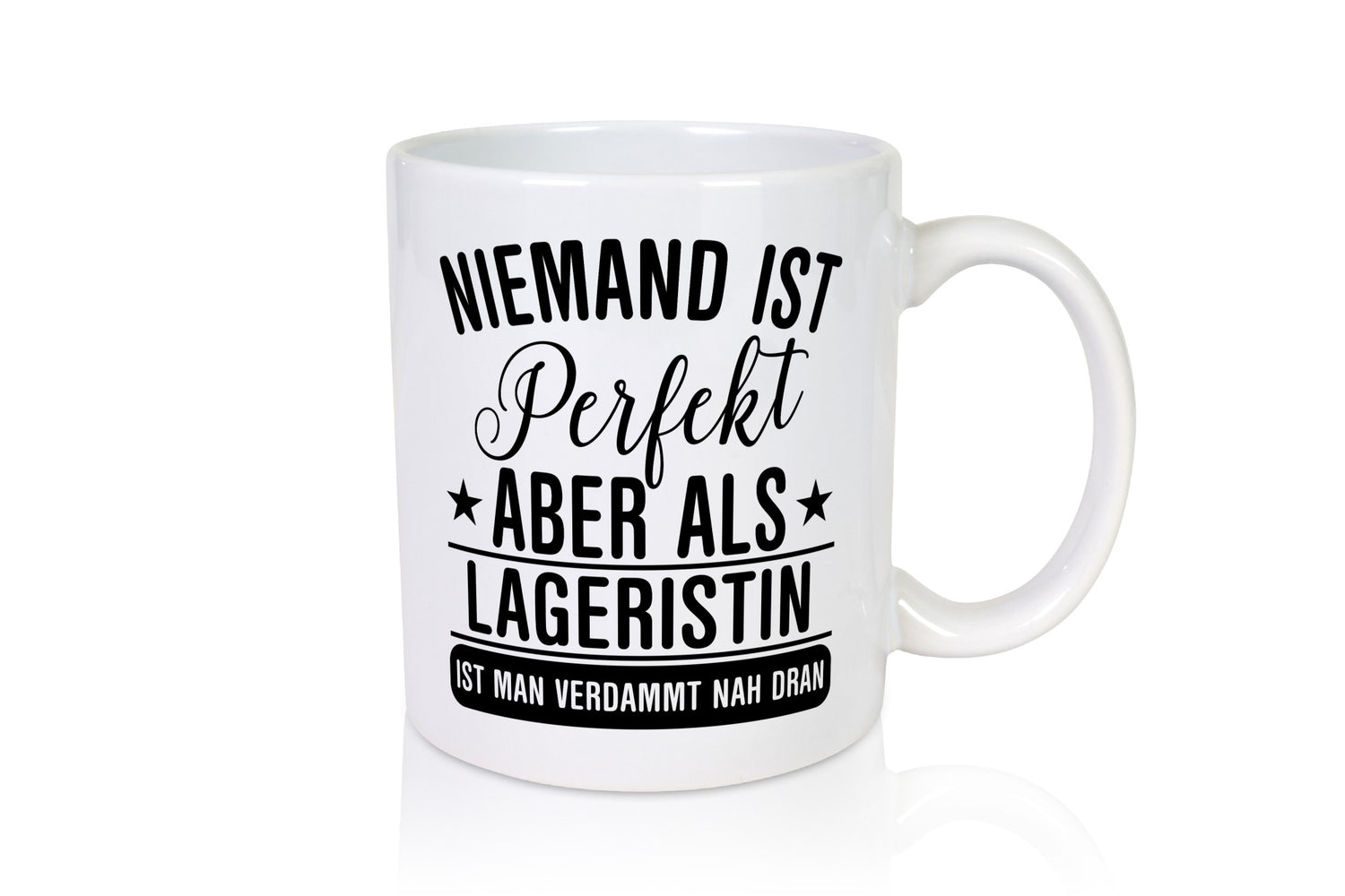Verdammt nah dran: Lageristin | Beruf Lager Arbeiterin Humor Arbeit Kollegen
