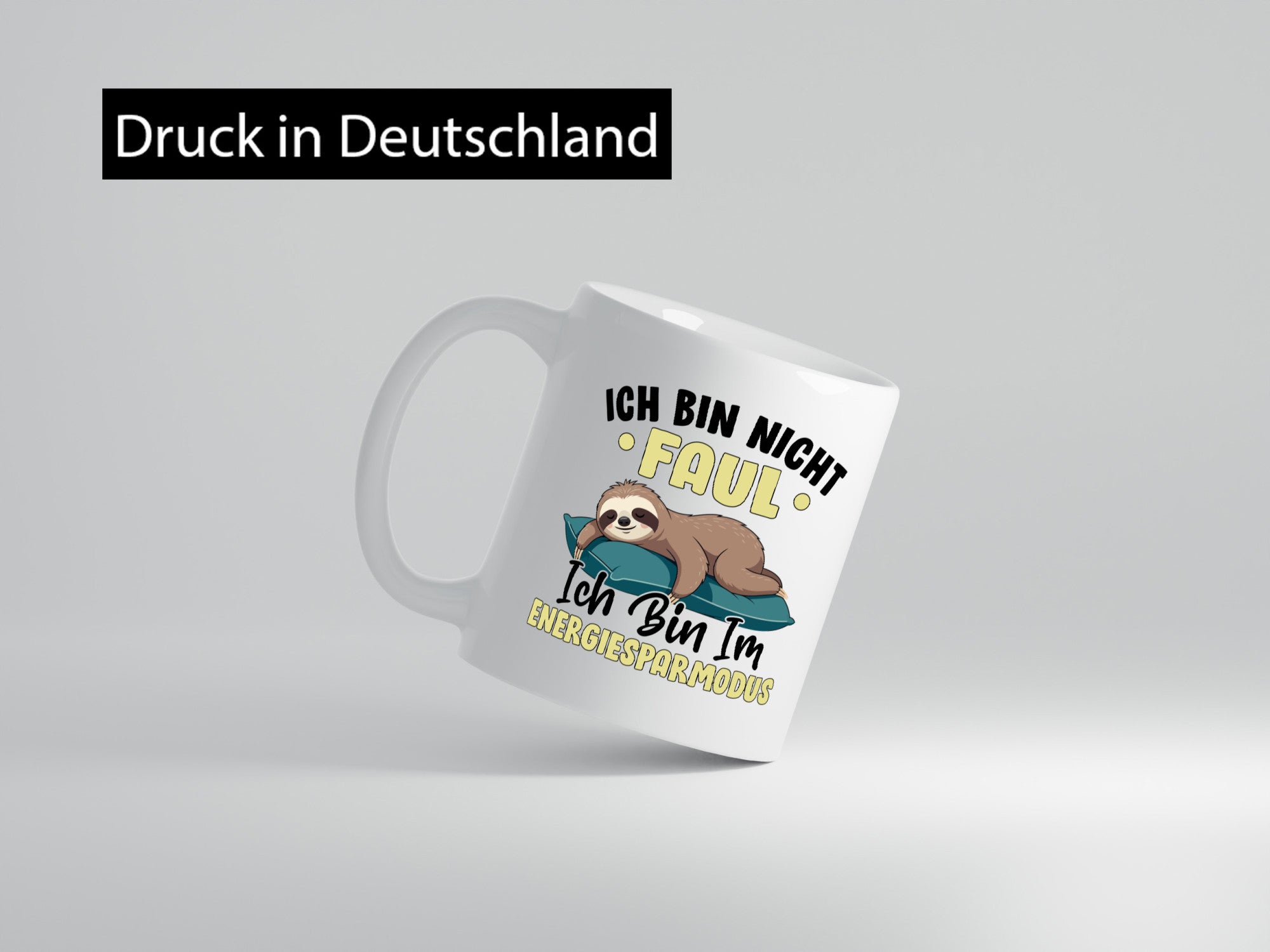Bin im Energiesparmodus | Faultier v2 lustig Tierliebhaber Humor Geschenk Tasse