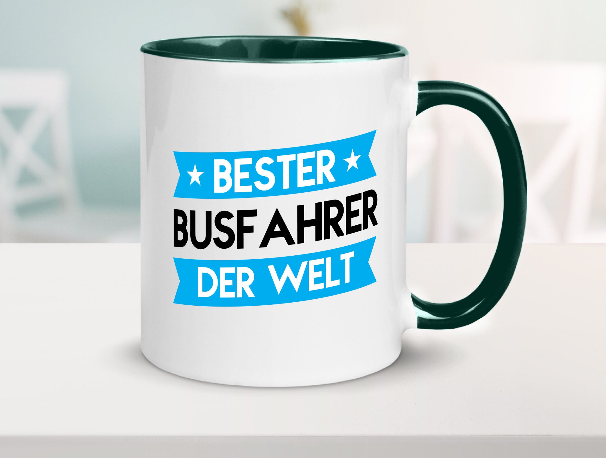 Bester Busfahrer | Berufsfahrer Fahrer v2 Geschenkidee Arbeit Kollegen Büro