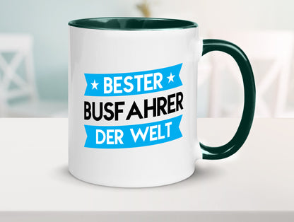 Bester Busfahrer | Berufsfahrer Fahrer v2 Geschenkidee Arbeit Kollegen Büro