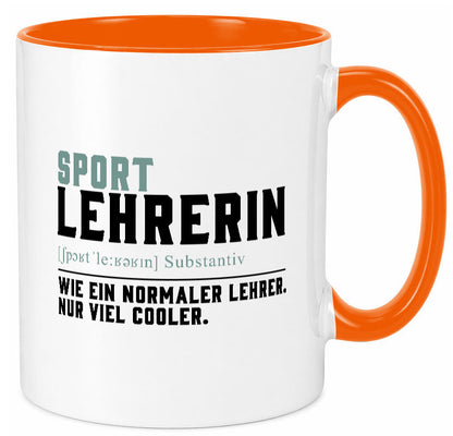 Sportlehrerin | Lehrerin Unterricht Lieblingslehrerin Geschenk Humor Tasse