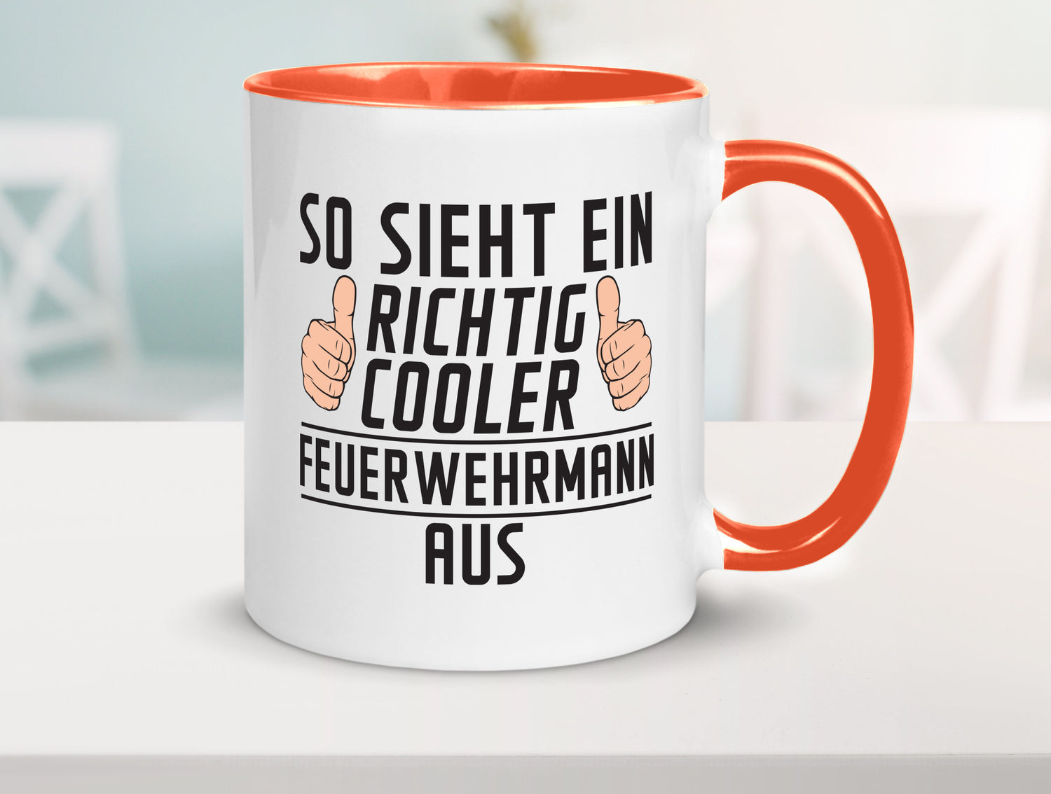 Richtig Cooler Feuerwehrmann | Feuerwehr Geschenkidee Humor Tasse