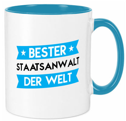 Bester Staatsanwalt | Anwalt Jurist lustig Humor Geschenkidee Geschenk Tasse