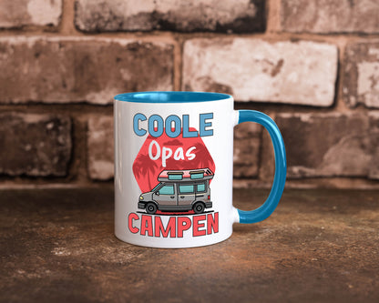 Coole Opas campen | Campingwagen Palmen Geschenk Familie Geschenkidee lustiger