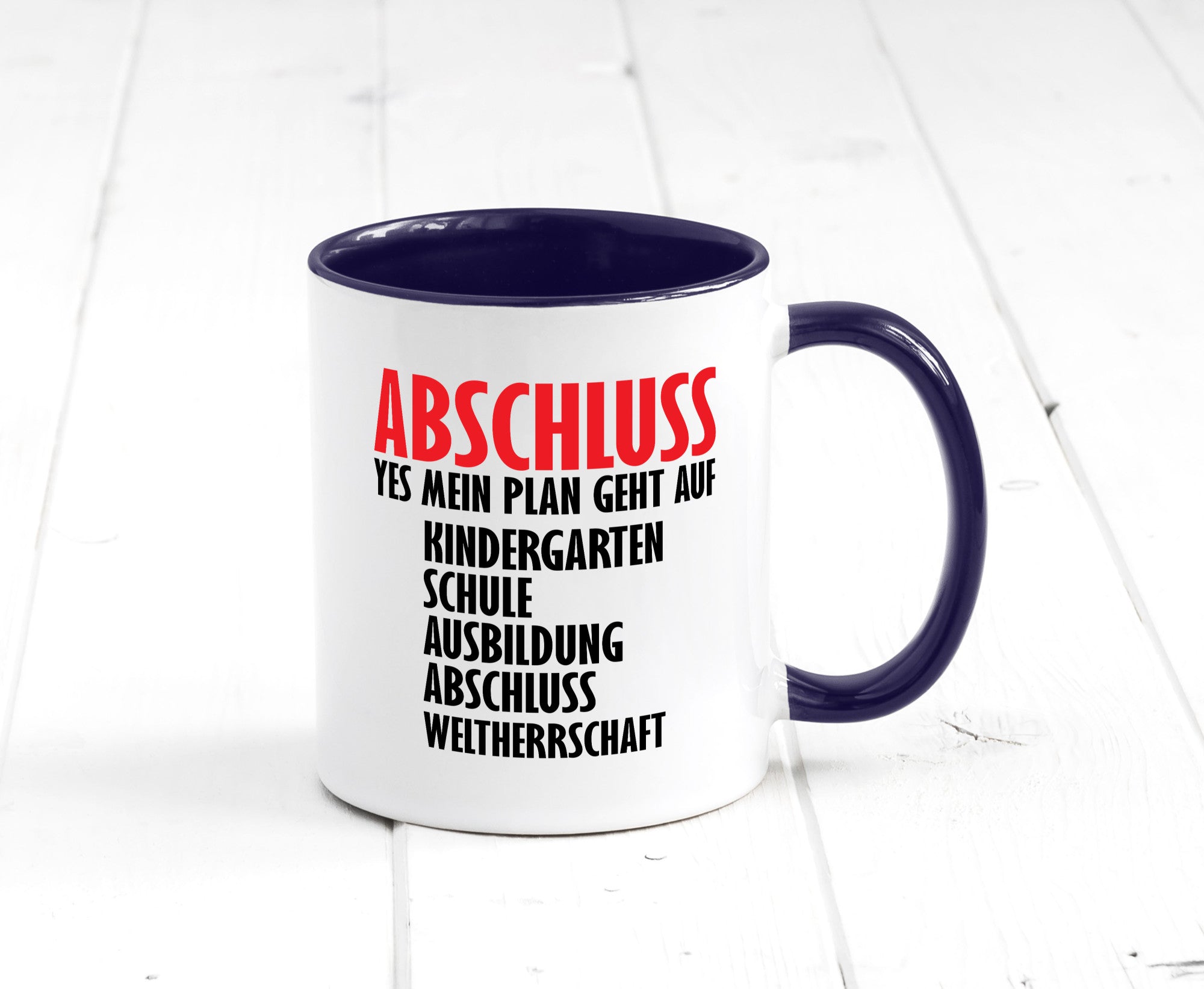 Abschluss Bachelor Geschenkidee Humor Tasse