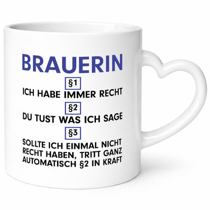 Ich habe immer Recht Brauerin | Bier Brauerei v2 Geschenk Humor Geschenkidee