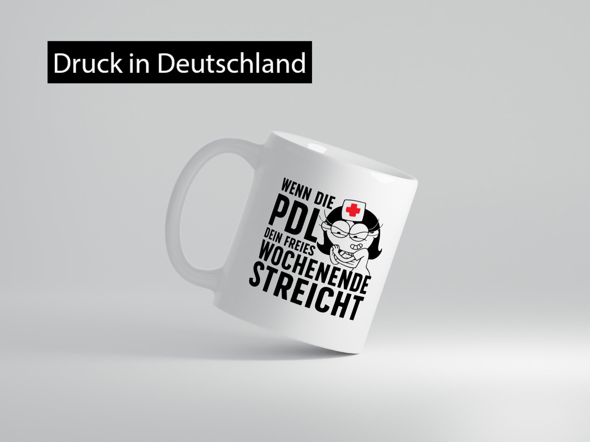 PDL streicht Wochenende | Krankenschwester lustig Humor Geschenkidee Geschenk