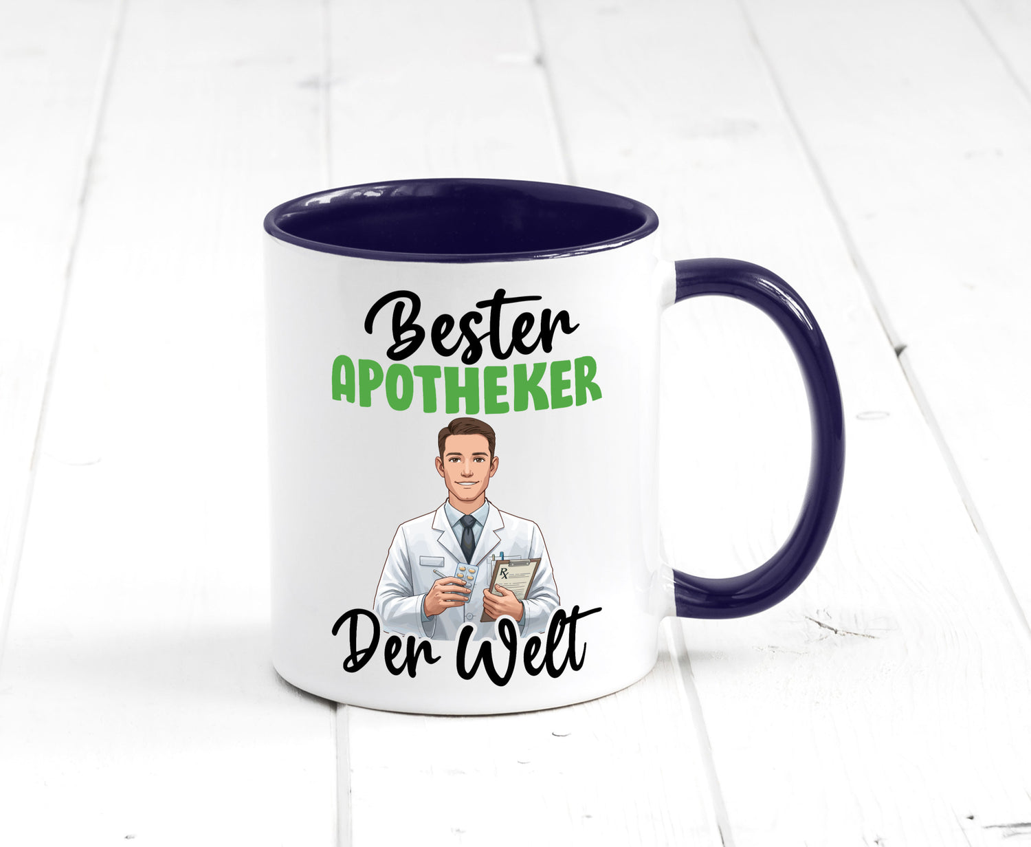 Bester Apotheker | Apotheke Pharmazie v2 Humor Geschenkidee Tasse