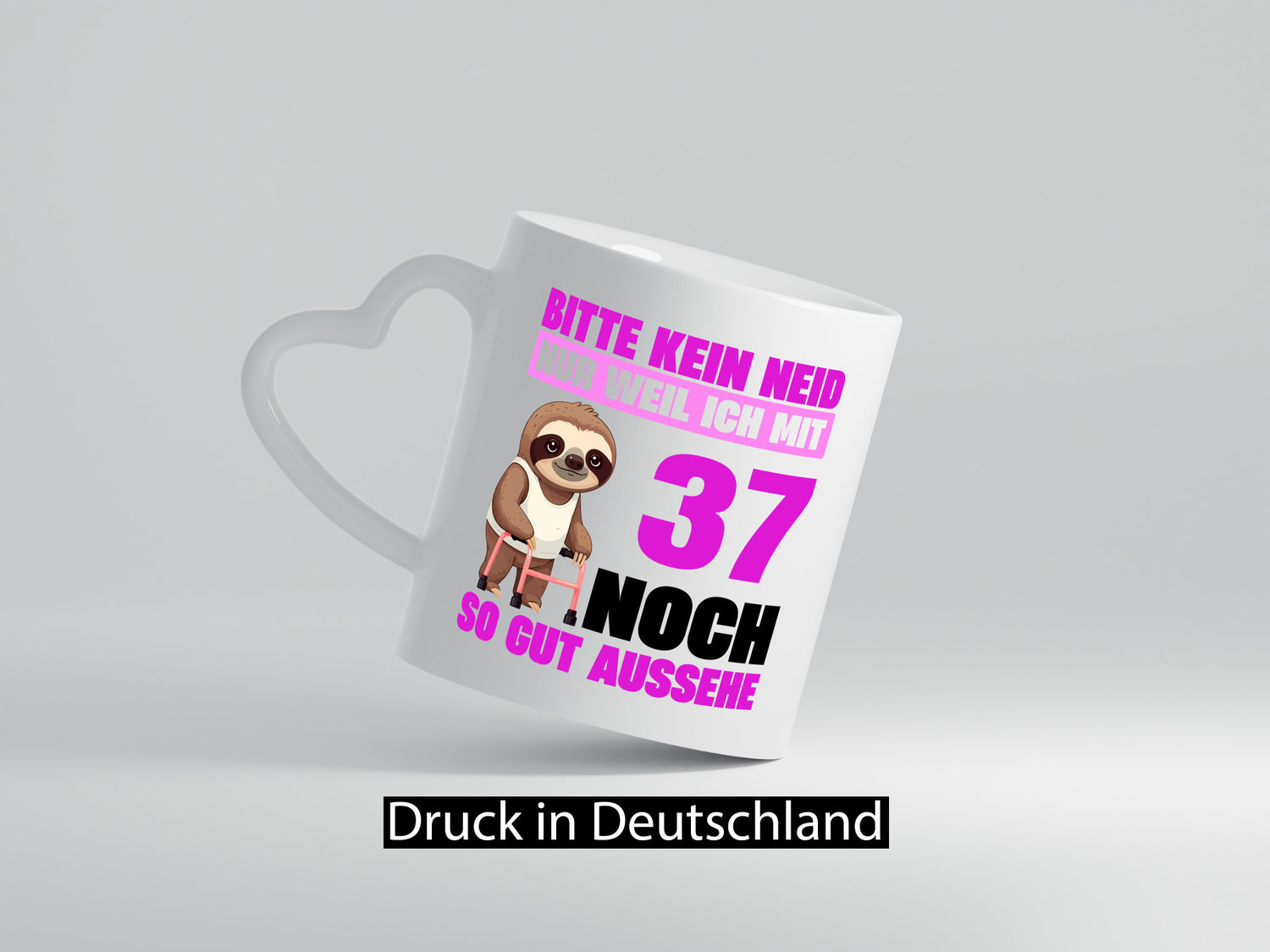 37. Geburtstag | Bitte kein Neid Faultier 37 Jahre Geschenk Geschenkidee