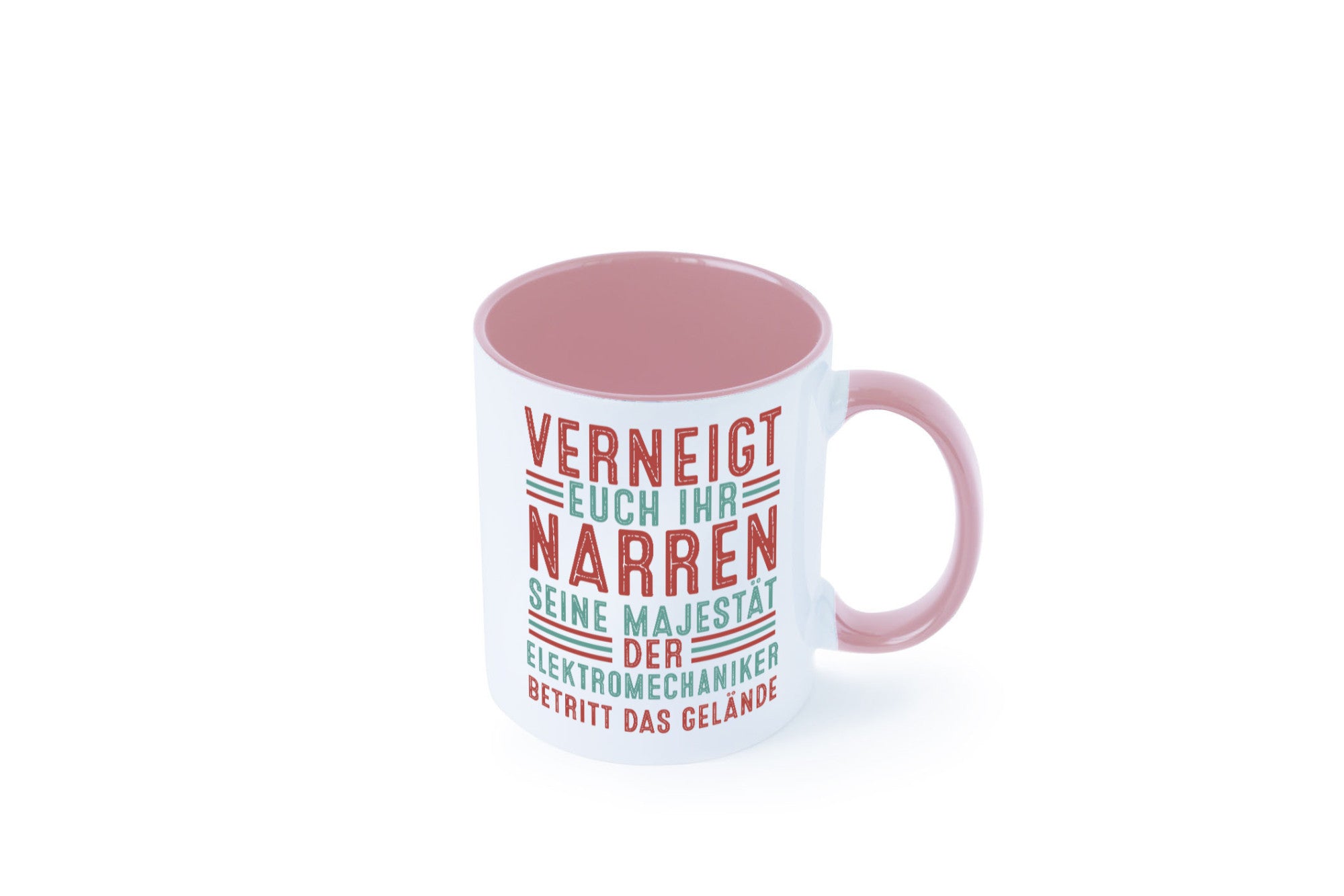 Verneigt euch: Elektromechaniker | Mechaniker v2 Geschenkidee Humor Tasse