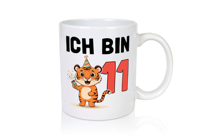 11. Geburtstag | 11 Jahre Tiger lustig Geschenkidee Geschenk Tasse