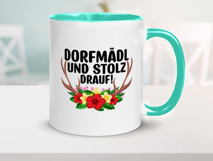 Dorfmädel und stolz drauf | Dorfkind Dorf v2 Geschenkidee Humor Tasse