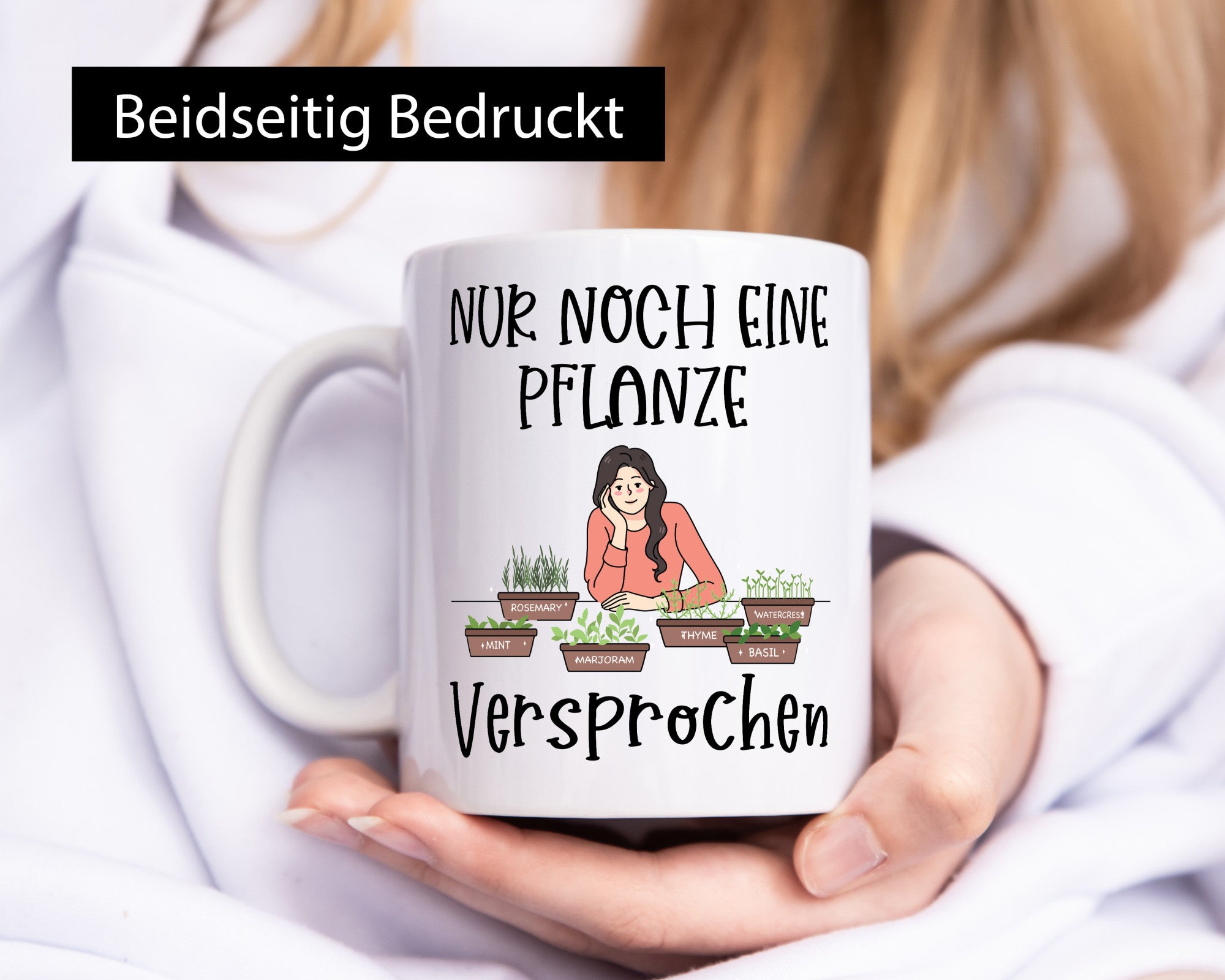 Nur noch eine Pflanze versprochen | Floristin Geschenk Humor Geschenkidee