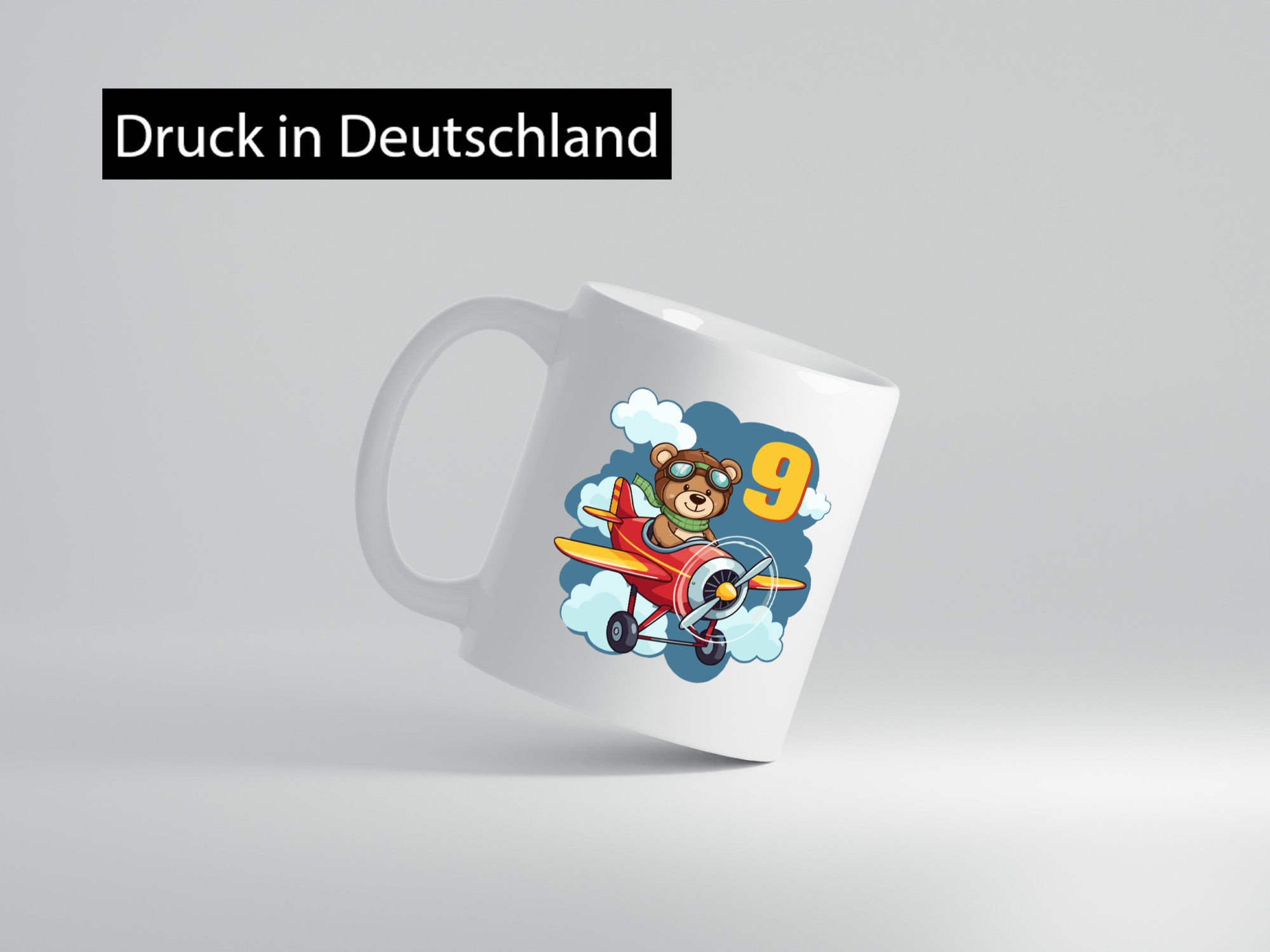 9. Geburtstag | 9 Jahre Kinder Pilot Flugzeug Geschenk Geschenkidee lustiger