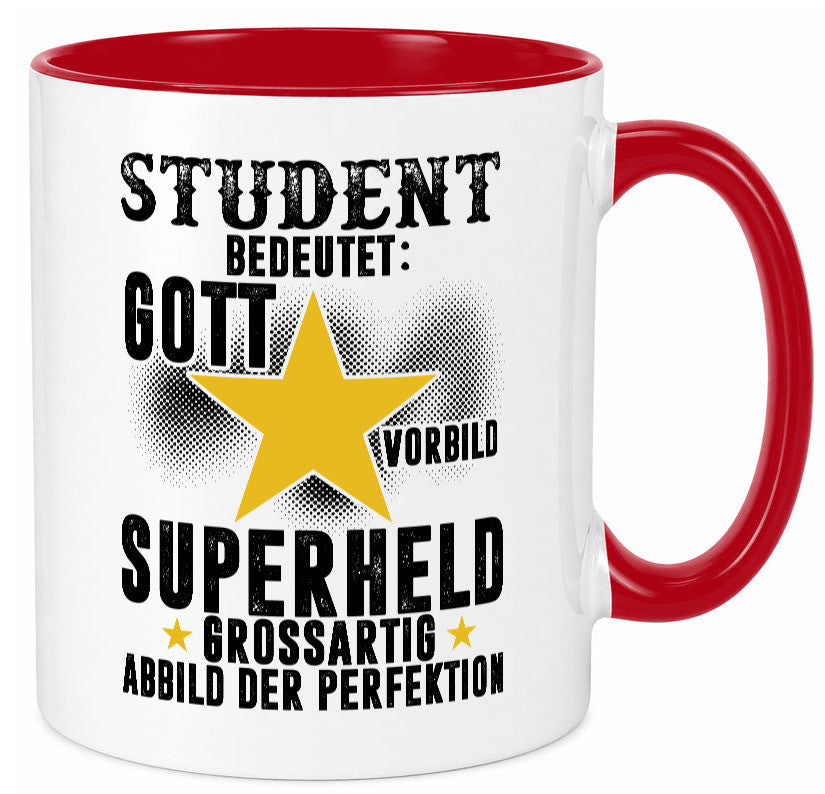 Bedeutung von Student | Universität Uni Studium Geschenkidee Humor Tasse