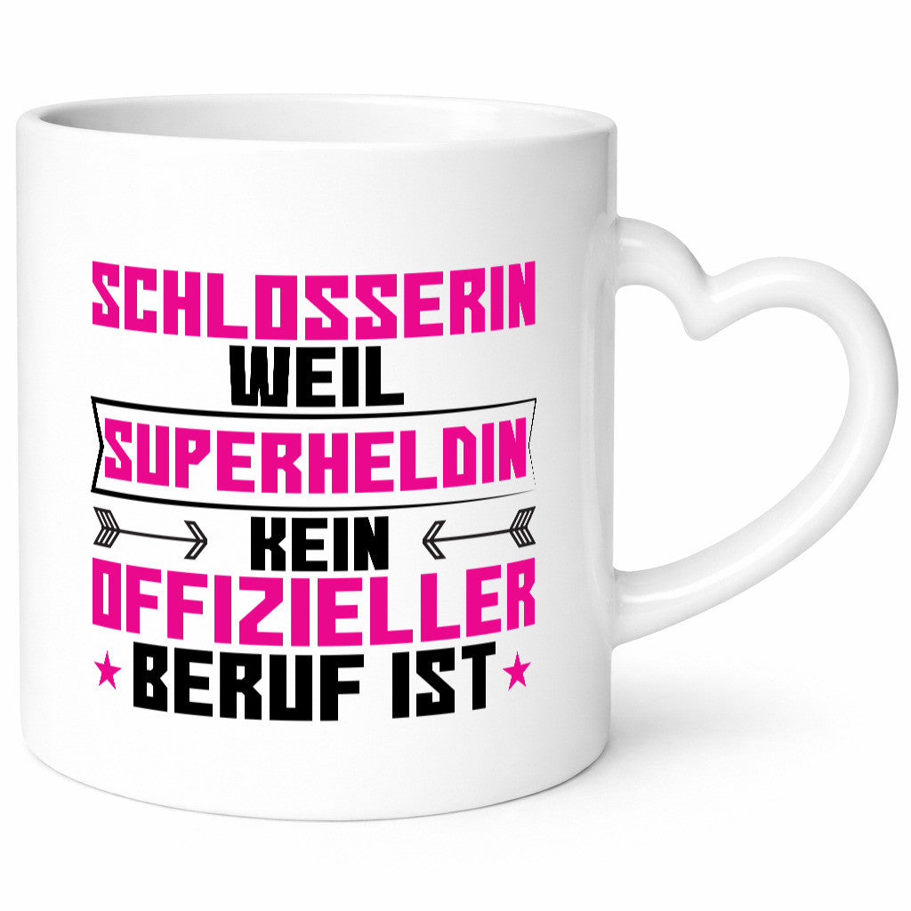 Superheldin Schlosserin | Schlosserei lustig Humor Geschenkidee Geschenk Tasse