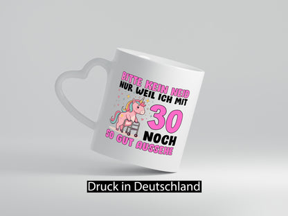 30. Geburtstag | 30 Jahre gut aussehen mit Einhorn Geschenk Geschenkidee