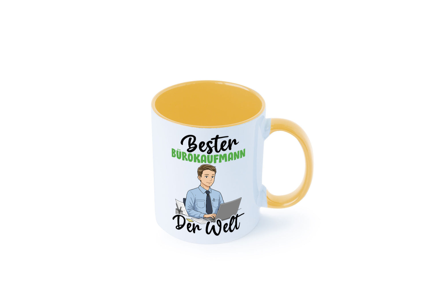 Bester Bürokaufmann | Kaufmann v2 lustig Arbeit Kollegen Büro Geschenk Tasse