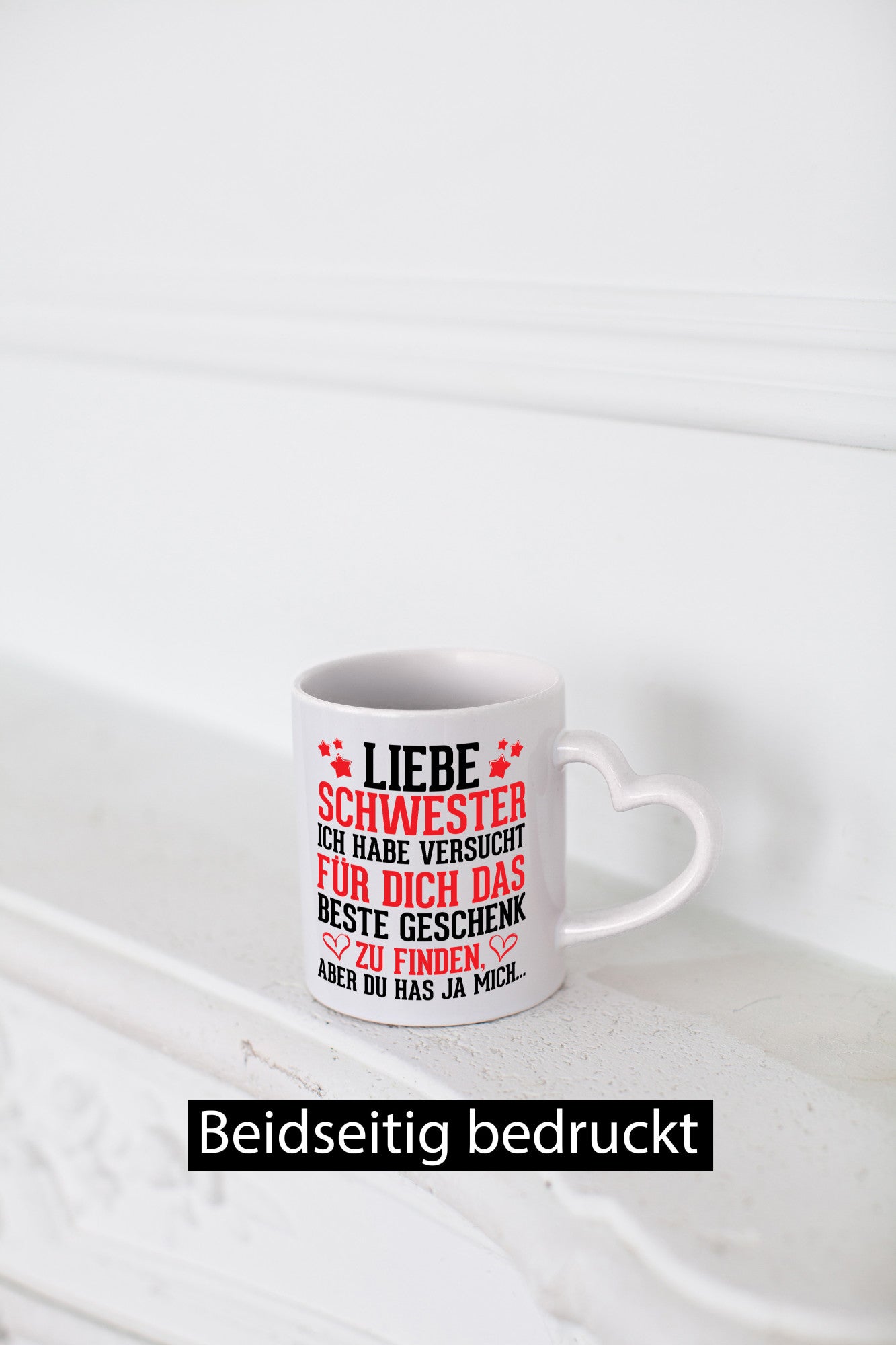 Beste Schwester lustiger Spruch Geschenk Humor Geschenkidee Tasse