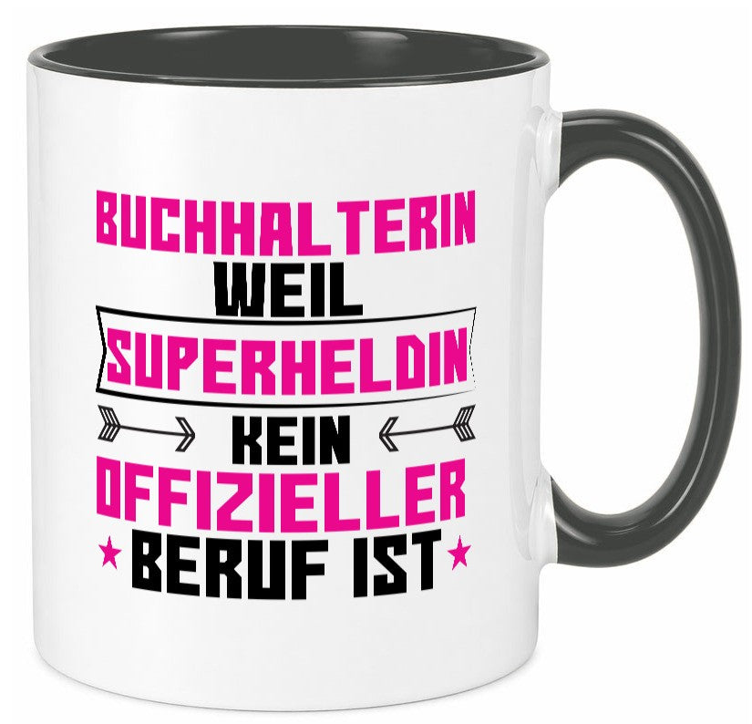 Superheldin Buchhalterin | Buchhaltung Humor lustig Geschenkidee Geschenk Tasse