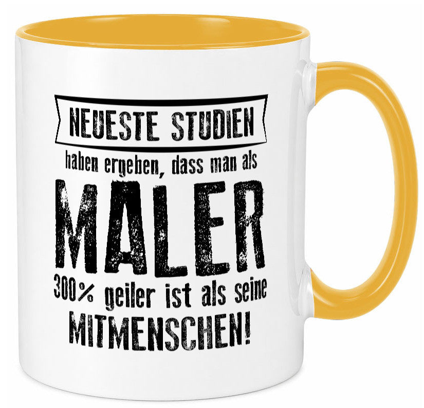 Neuste Studien: Maler | Malerei lustig Humor Geschenkidee Geschenk Tasse