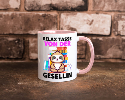 Relax Tasse: Gesellin | Handwerkerinnen lustig Humor Geschenkidee Geschenk Tasse