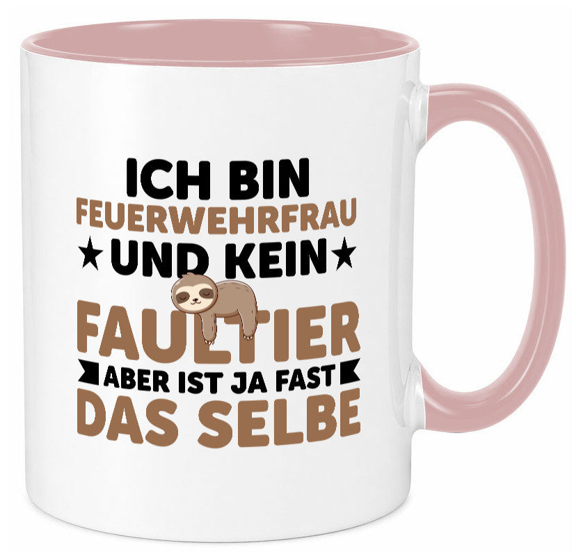 Ich bin kein Faultier: Feuerwehrfrau | Feuerwehr lustiger Spruch Geschenk