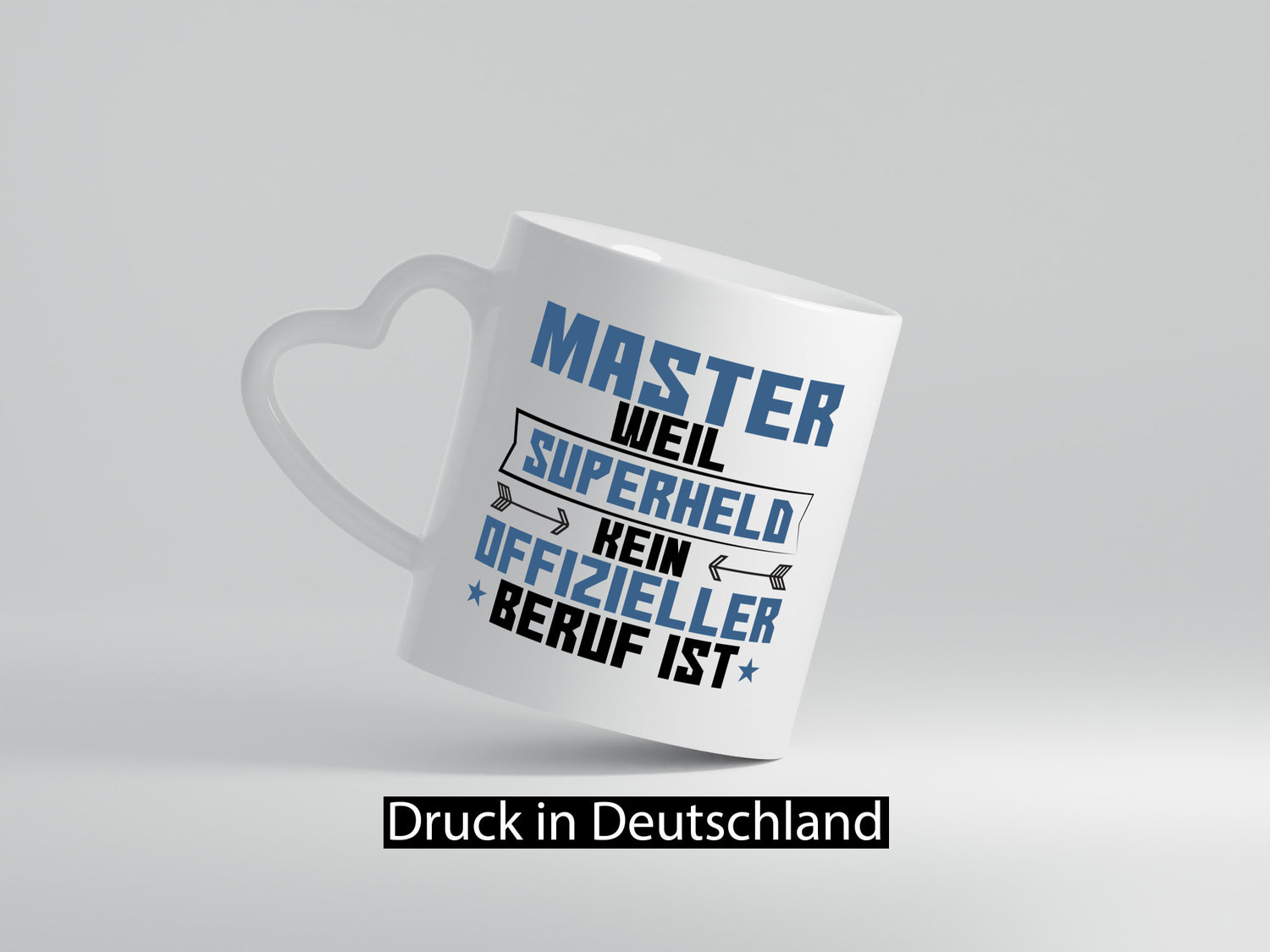 Superheld Master | Universität Student Humor Geschenkidee Tasse