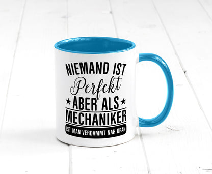 Verdammt nah dran: Mechaniker | KFZ Werkstatt lustig Humor Geschenkidee