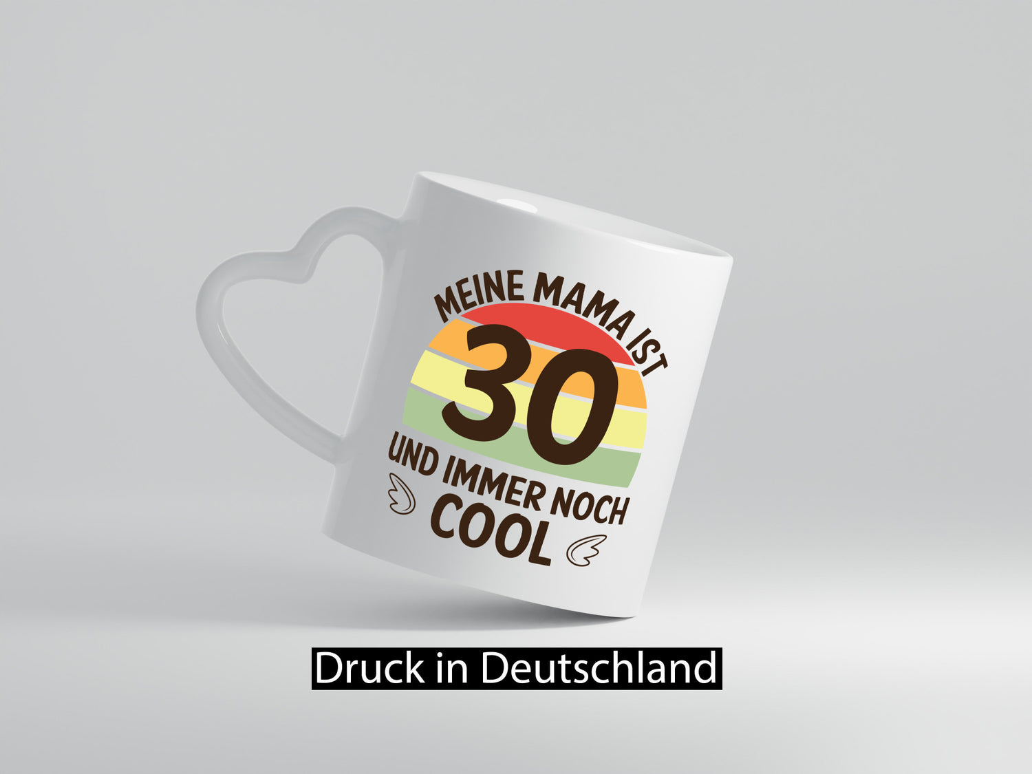 Mama 30, noch cool | Flügel lustig Familie Geschenkidee Geschenk Tasse