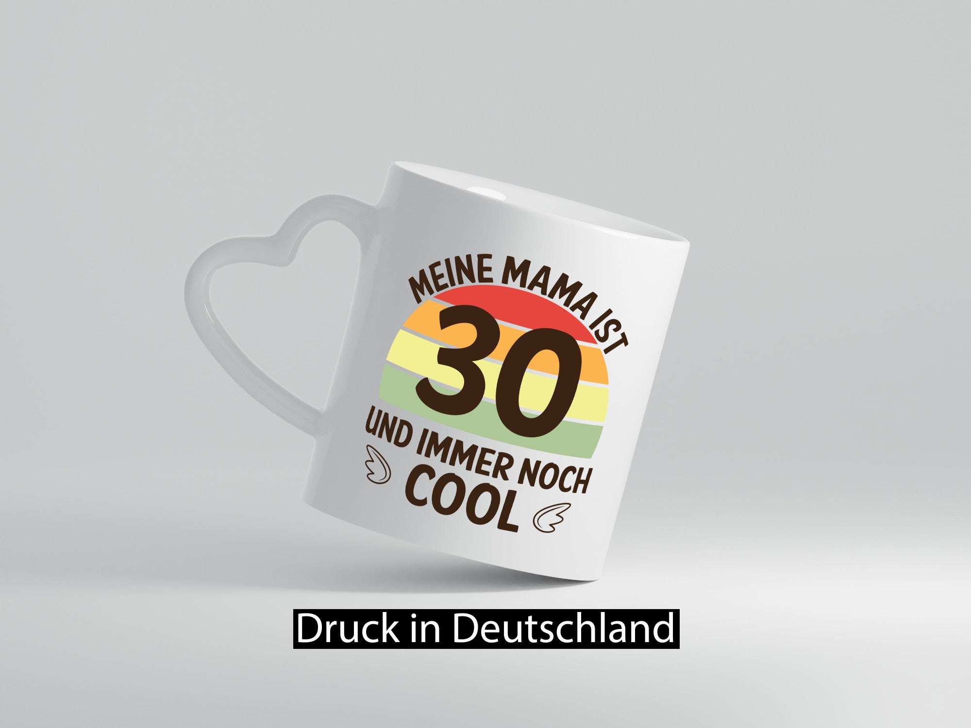 Mama 30, noch cool | Flügel lustig Familie Geschenkidee Geschenk Tasse