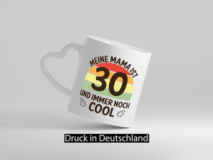 Mama 30, noch cool | Flügel lustig Familie Geschenkidee Geschenk Tasse