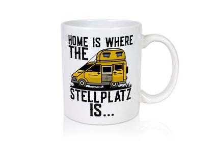 Camping | Wohnmobil Camper-Liebe Stellplatz Panorama Geschenkidee Humor Tasse