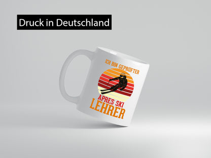 Ich bin geprüfter Apres ski Lehrer | Skifahren lustig Humor Geschenkidee