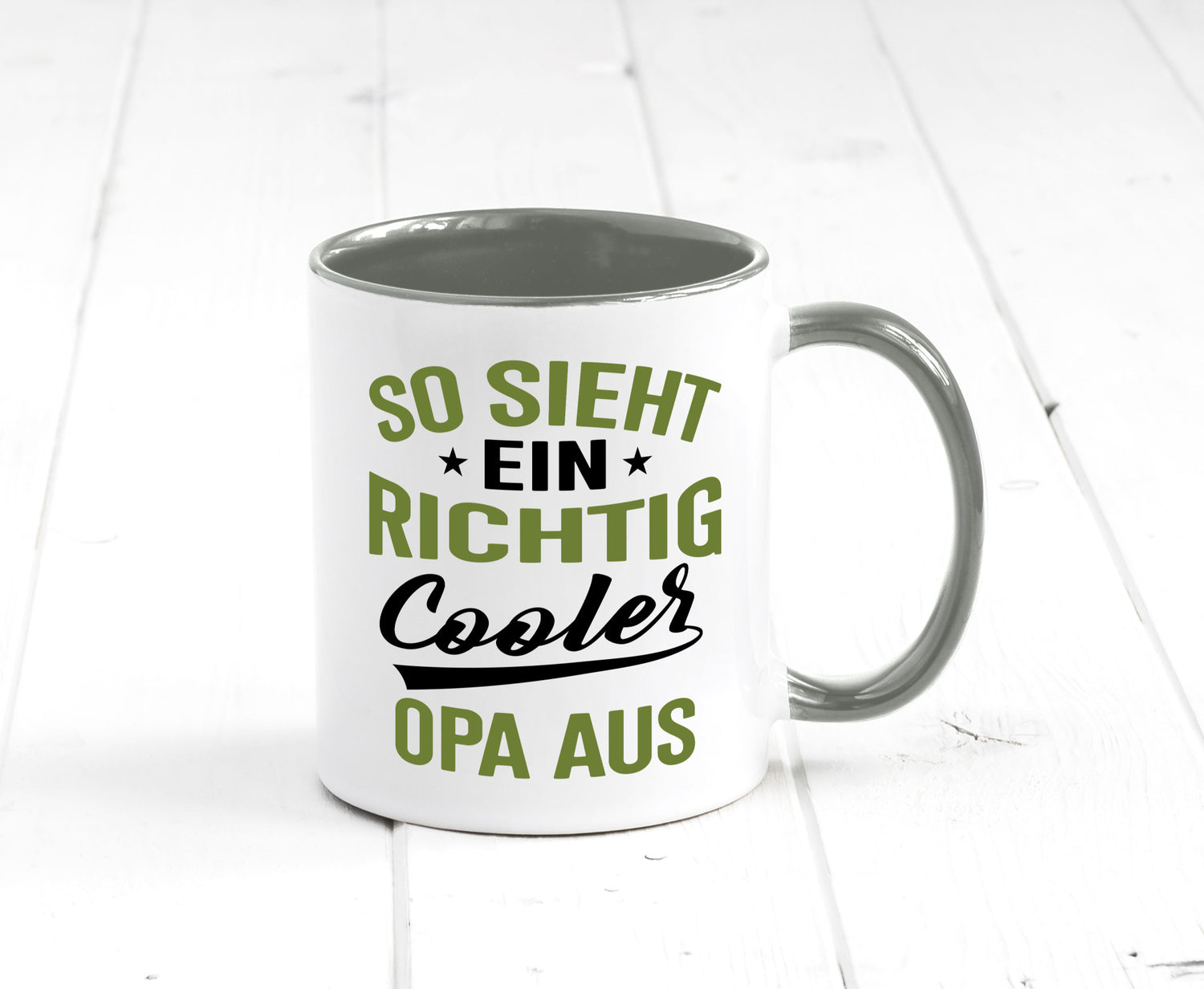 So sieht ein richtig Cooler Opa aus | Großvater Geschenkidee Familie Humor Tasse
