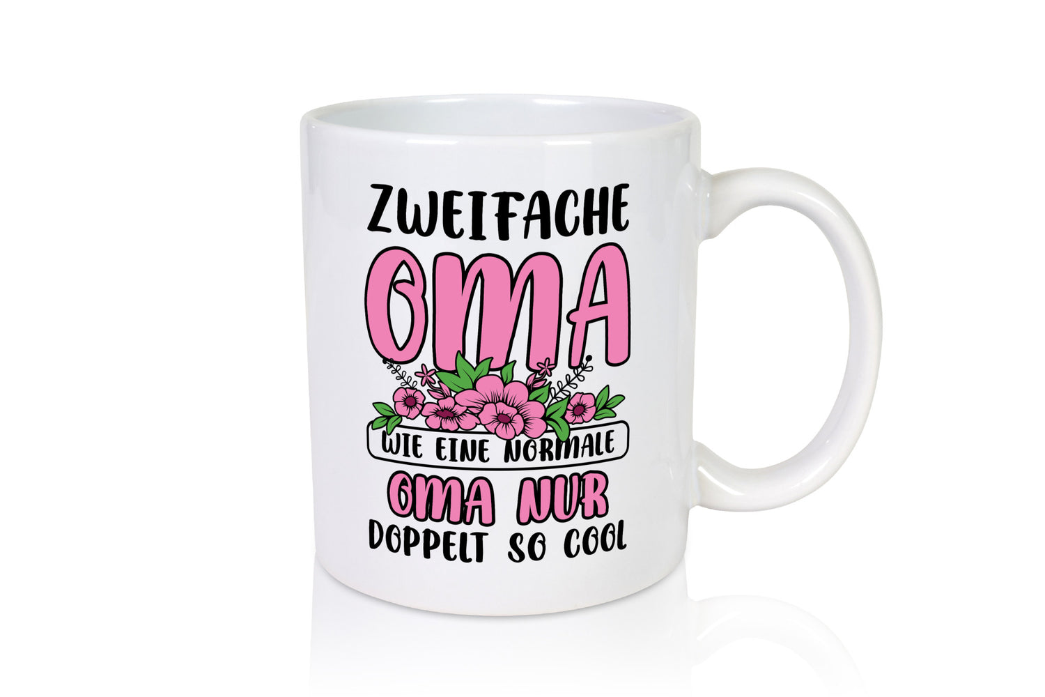 Zweifache Oma wie eine normale nur doppelt so cool lustiger Spruch Geschenk