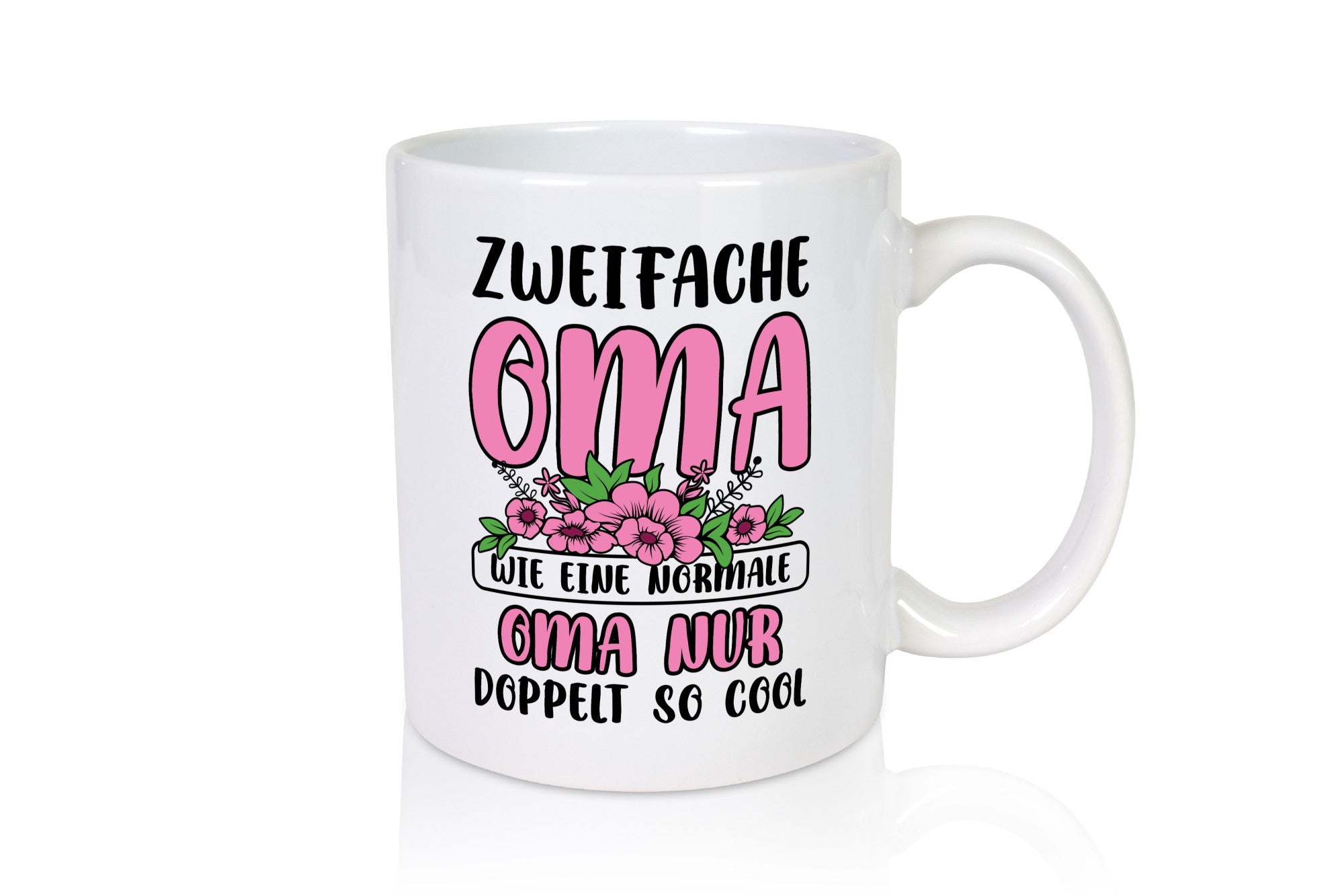Zweifache Oma wie eine normale nur doppelt so cool lustiger Spruch Geschenk