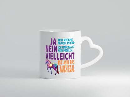 Ja ich Rieche nach Pferd | Reiten Pferdestall lustiger Spruch Geschenk Humor