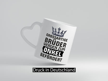 Beförderung zu Onkel | Schwangerschaft Bruder Geschenk Humor Geschenkidee