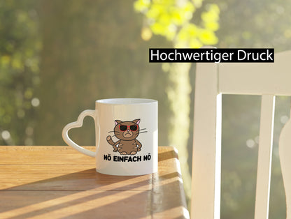 Einfach Nö | lustige Katze Sonnenbrille Null Bock lustiger Spruch Geschenk