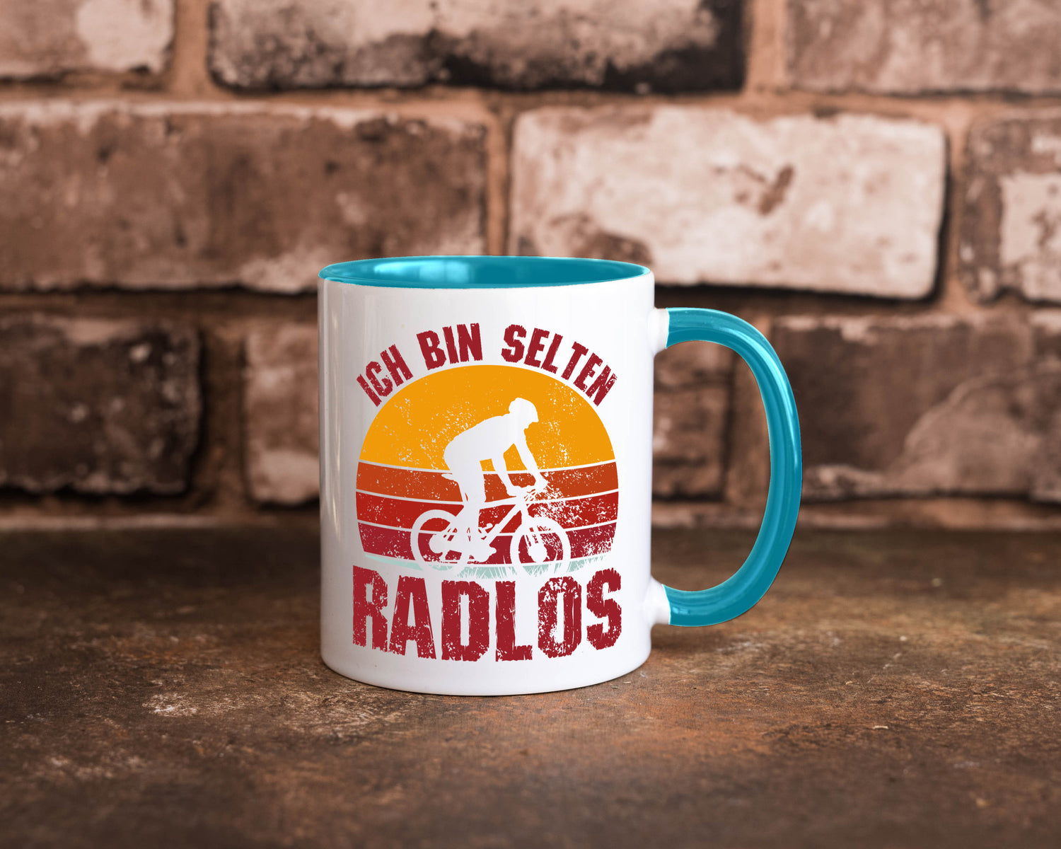 Ich bin Selten Radlos | Radfahrer Mountainbike Humor Geschenkidee Tasse