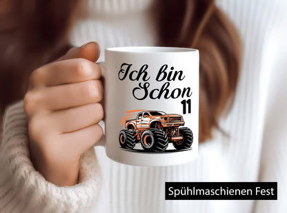 11. Geburtstag | Monster truck 11 Jahre lustiger Spruch Geschenk Geschenkidee