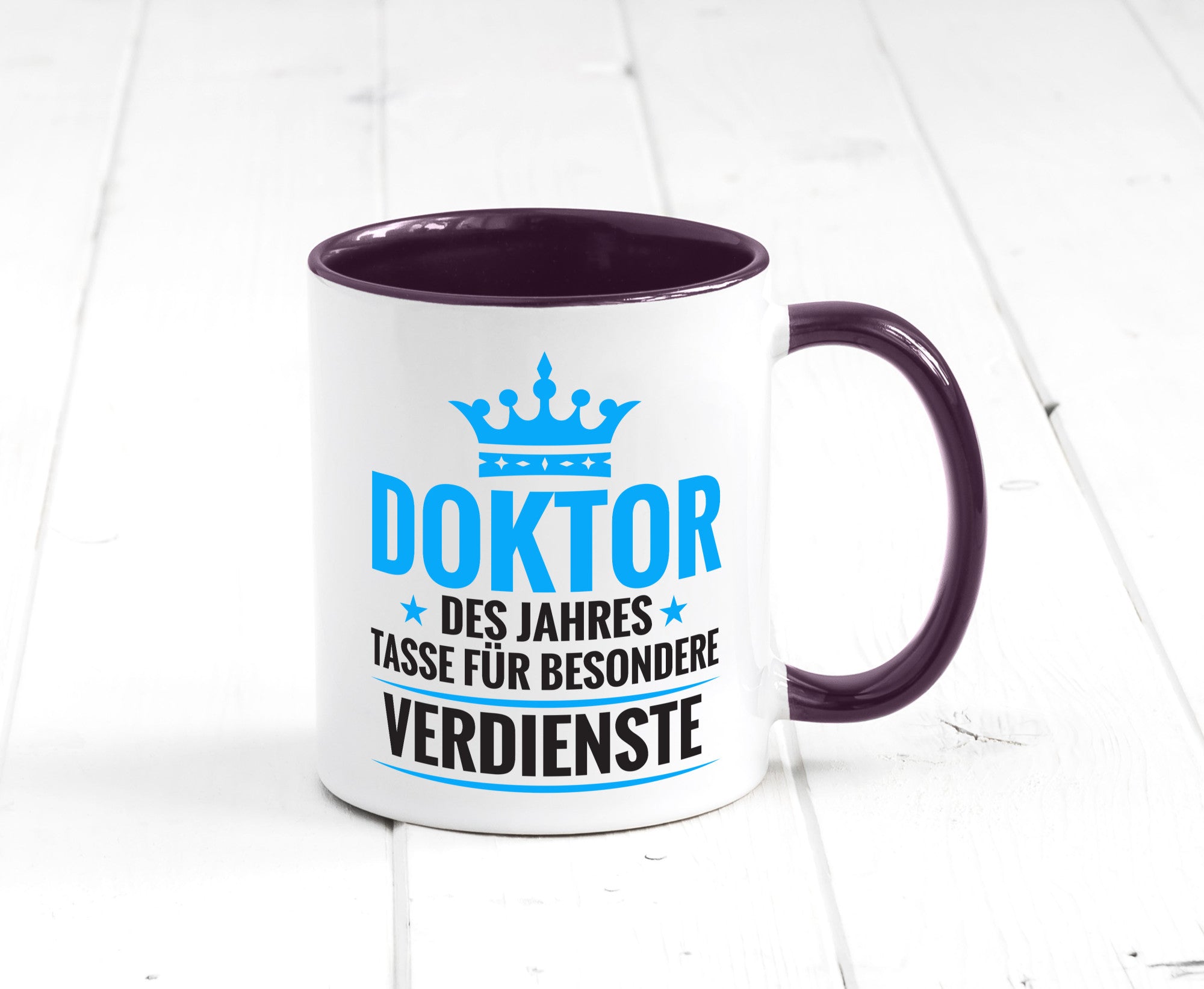 Besonderer Verdienst: Doktor | Doktorand Doktortitel Humor Geschenkidee Tasse