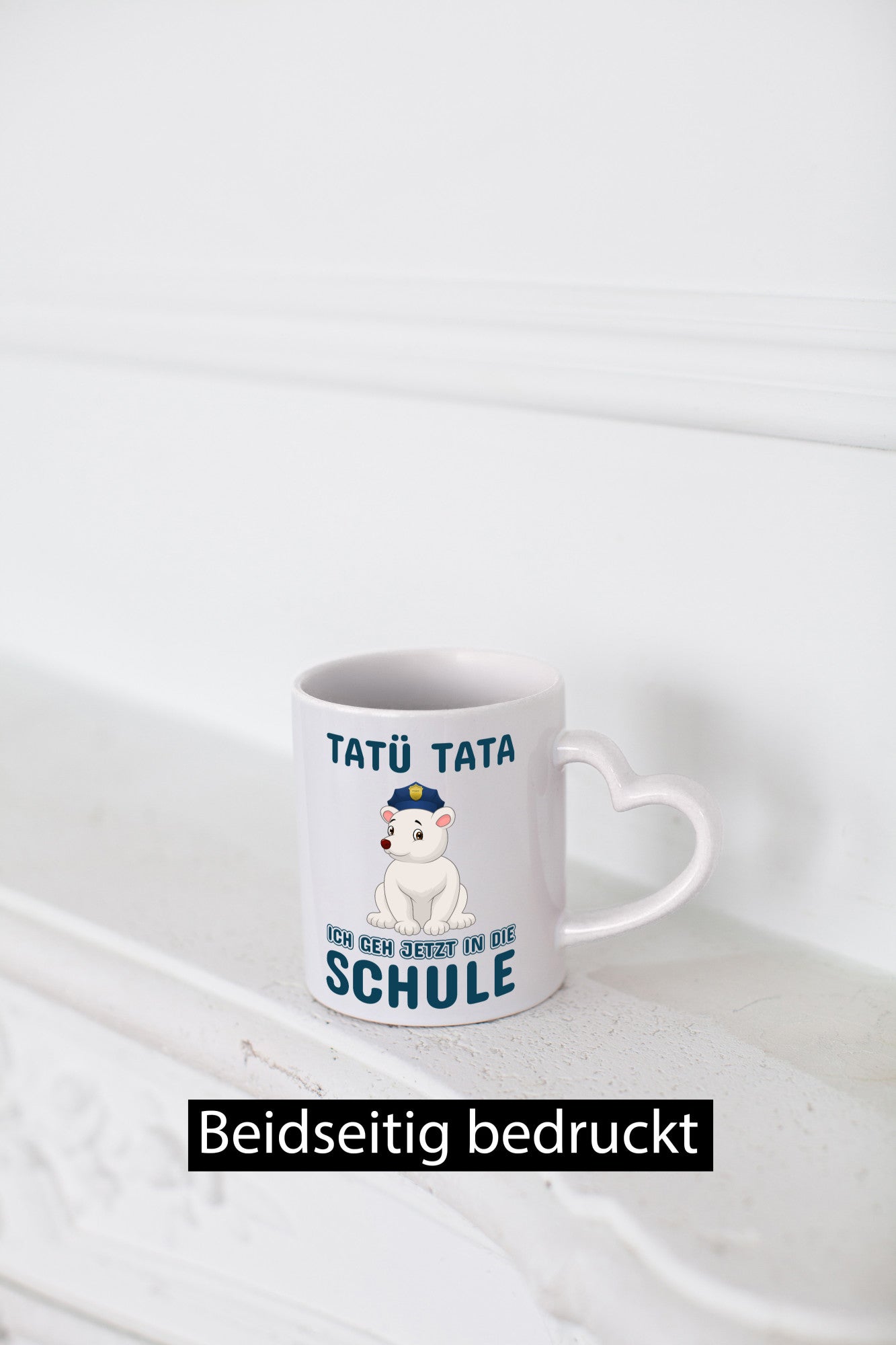 Polizei Eisbär | Tatü Tata Einschulung Tasse Schule lustig Humor Geschenkidee