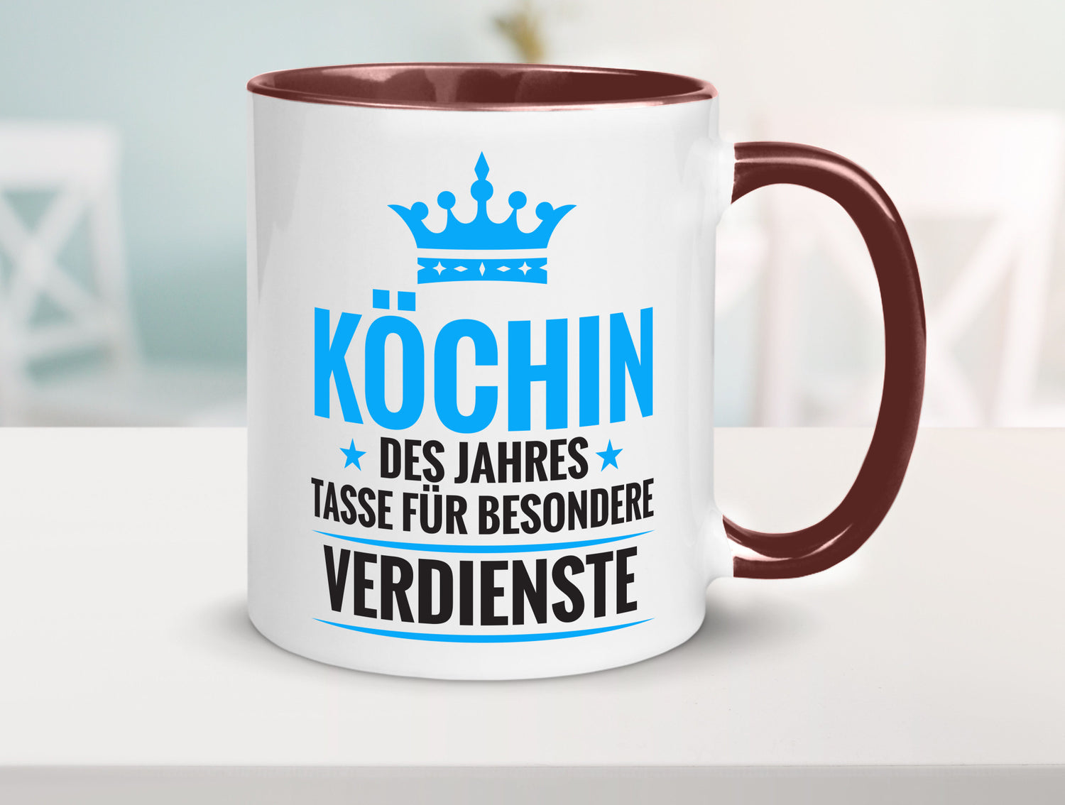 Besonderer Verdienst: Köchin | Chefköchin Chefkoch Geschenkidee Arbeit Kollegen