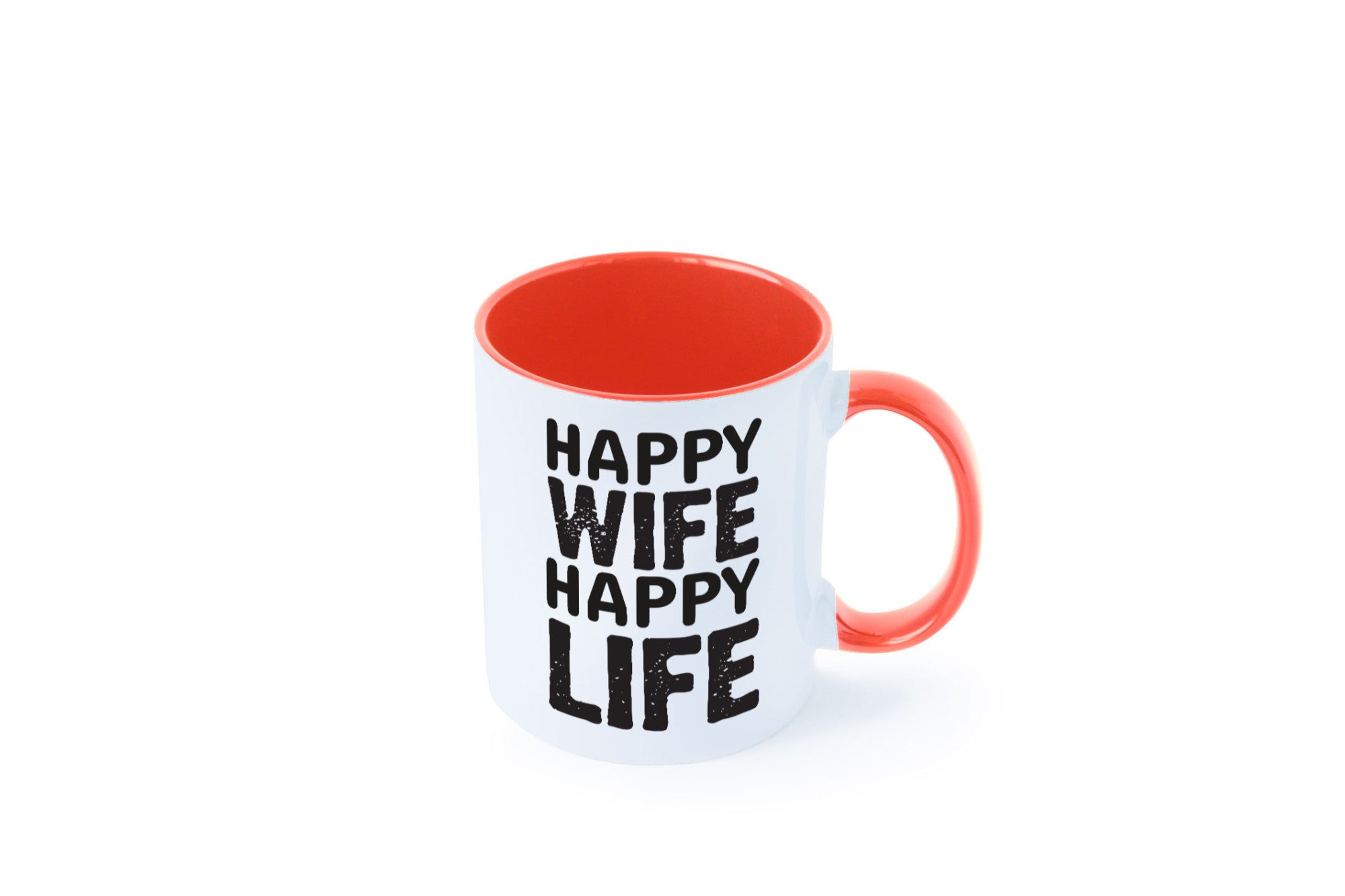 Happy Wife | Ehemann Tasse Ehefrau Humor Statement Geschenkidee